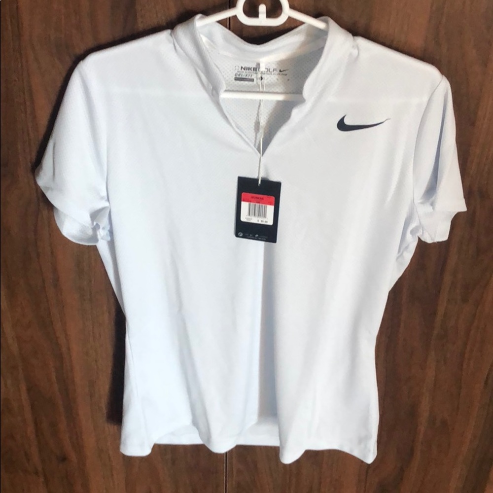 Nike Women's Ace Aero React Polo 831476 Baby Blue